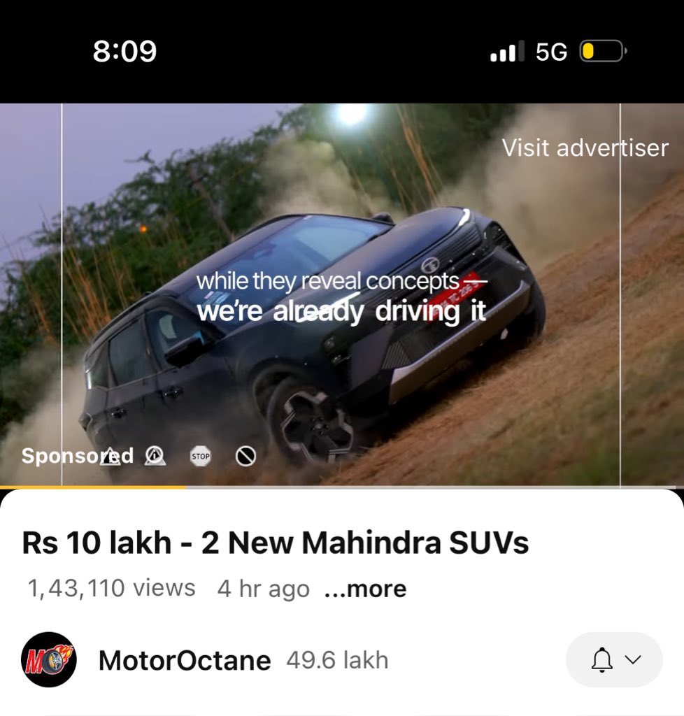 Adixindialimitd's tweet photo. @mahindraesuvs @anandmahindra @MahindraRise @Mahindra_Auto @MahindraScorpio @MahindraXUV700 @MahindraRacing What’s your take on this
#Mahindra #Tatamotors #MahindraAuto @TataMotors @TataMotors_Cars #VisionX https://t.co/eTmleA9OS1