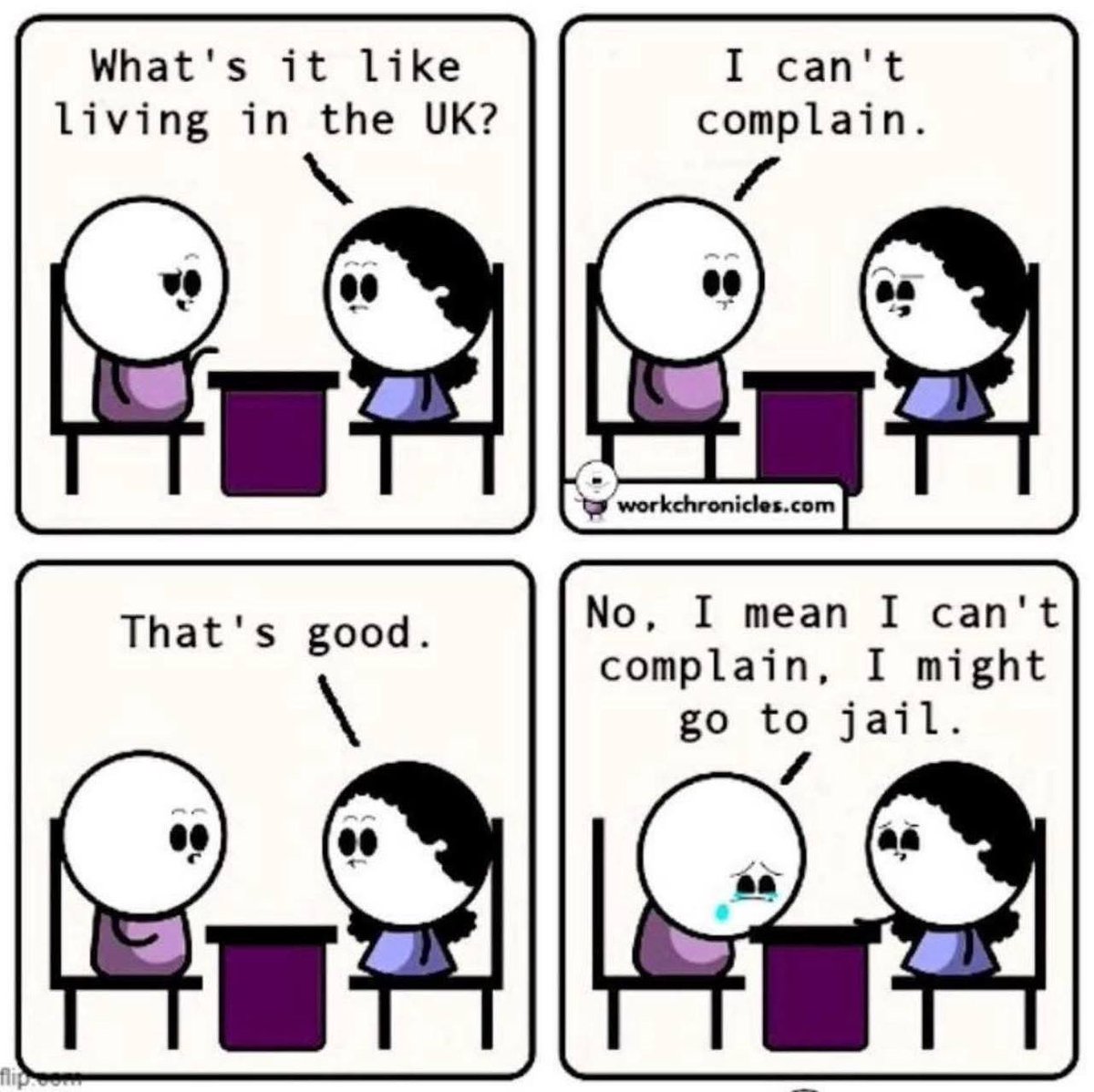 You don't want to be in the UK🤣