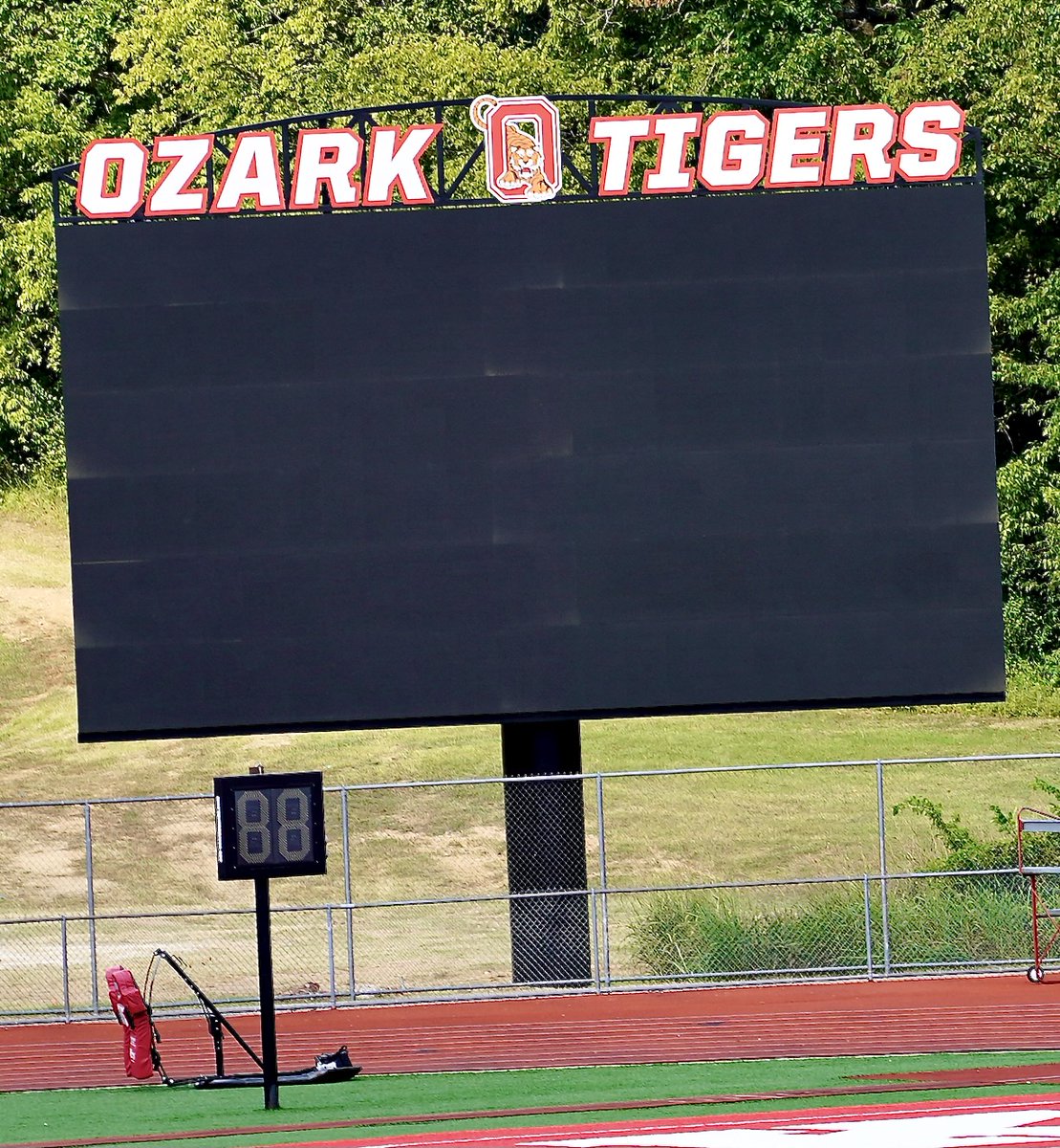 Pat Dailey/Headliner Sports (@headlinersports) on Twitter photo Tigers look forward to 'putting up a ton of points' on new video scoreboard ccheadliner.com/stories/tigers… <a href="/OzarkTigersFB/">OzarkTigersFB</a> <a href="/OzarkHS/">Ozark Tigers</a> <a href="/COCsportsreport/">Central Ozark Conference sports report</a> Tigers look forward to 'putting up a ton of points' on new video scoreboard ccheadliner.com/stories/tigers… <a href="/OzarkTigersFB/">OzarkTigersFB</a> <a href="/OzarkHS/">Ozark Tigers</a> <a href="/COCsportsreport/">Central Ozark Conference sports report</a>