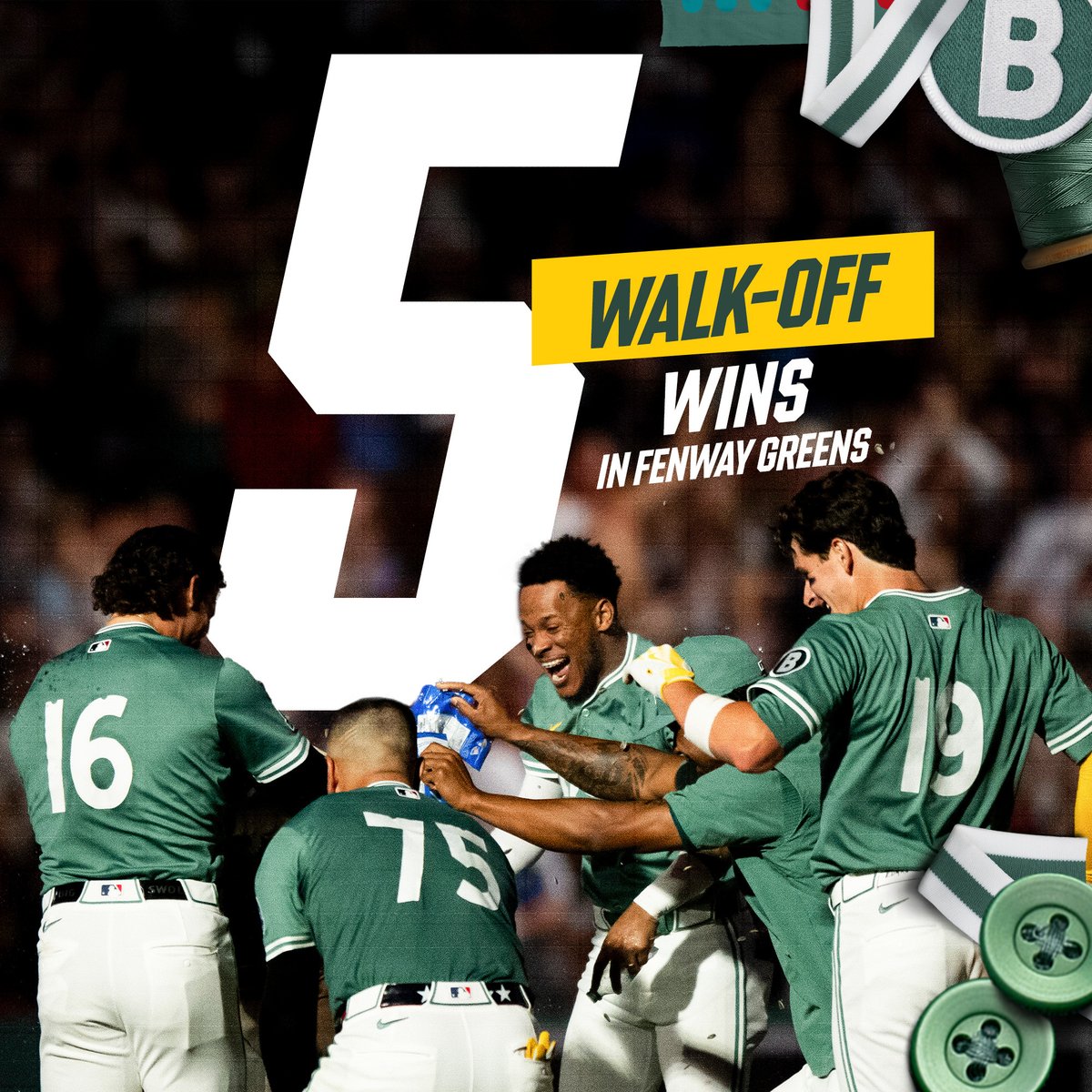 Nothing like a walk-off in the Fenway Greens.