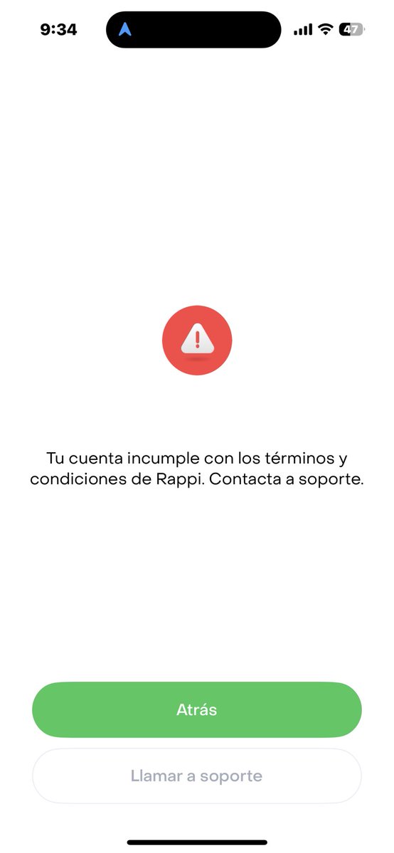 andreafiguero77's tweet photo. @RappiColombia estaba haciendo un pedido y cancelé por qué se demoraba mucho, como había pagado me retuvieron una parte del valor por tarifa de servicio.En fin la cuestión es que me regresaron el resto a RappiPay pero luego intento pedir de nuevo y me sale esto todo el tiempo https://t.co/oYovL12PlZ