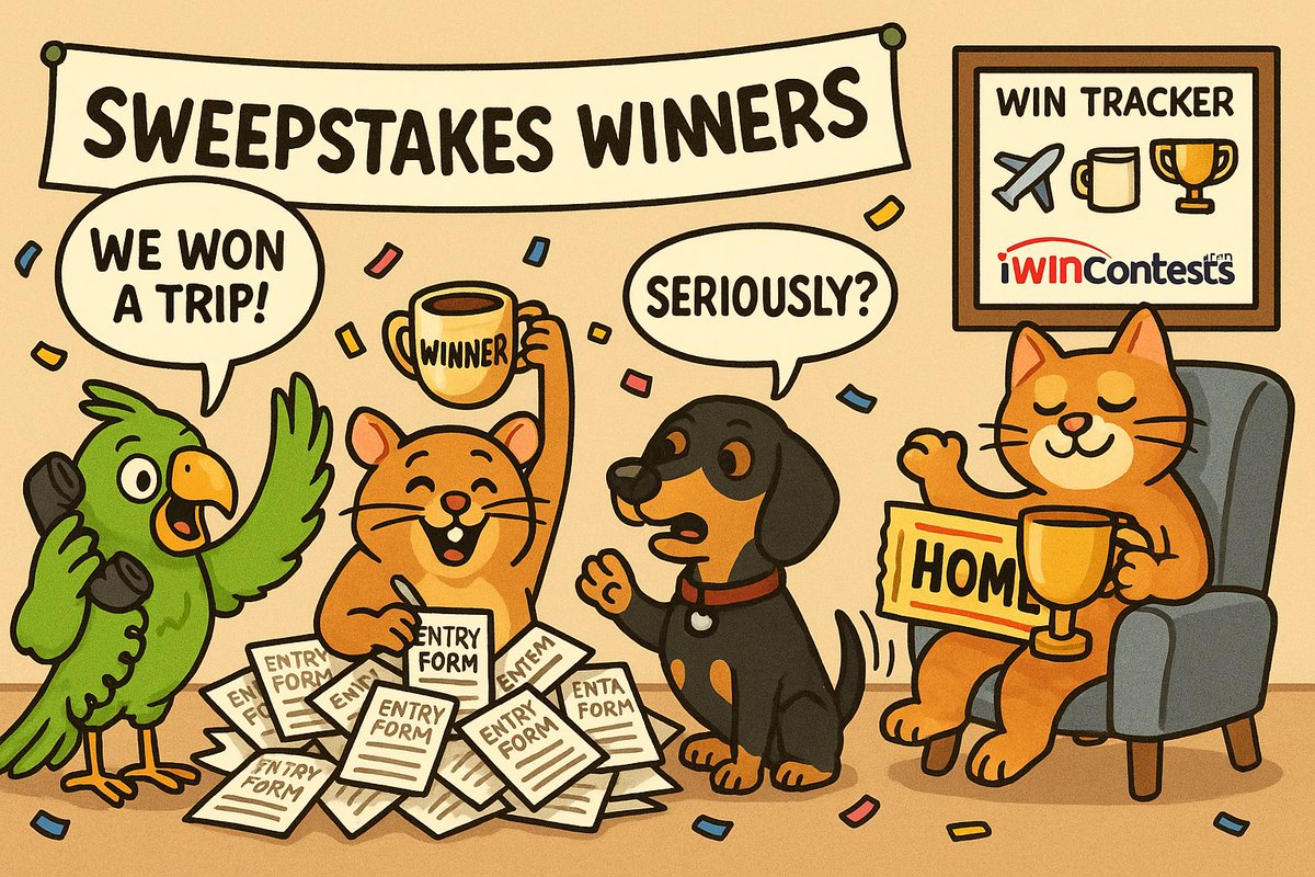 iwin_contests's tweet photo. We product winners of all kinds! Big and Small!  #Win #Sweepstakes #Giveaway #HowiWIN https://t.co/nkAnDFujyv