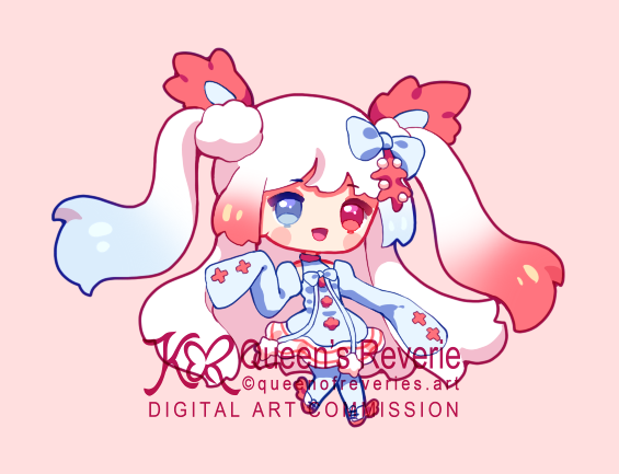 Small chibi commissions for Xiila♡
Thank you!

#artcommissions #Chibi #artshare