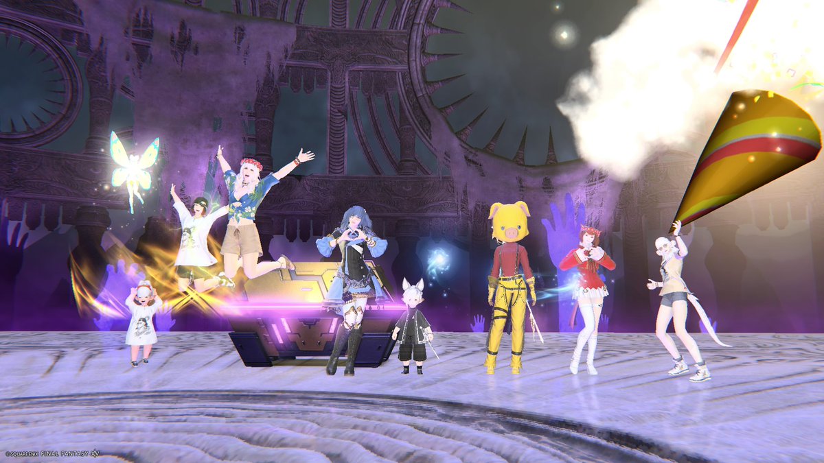 yahya_mu_ff14's tweet photo. 1日練習して、さいごにレイドファインダーでエウレカの民と一緒のPTになってしかもクリアできるのアツかった‼︎お付き合い頂きありがとうございました！！ヒラでクリアできて嬉しい！(分かって来てから相方ヒラの偉大さをさらに実感…) #FF14 https://t.co/HHfYi8qAuJ