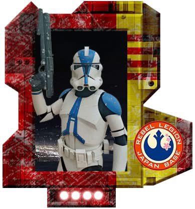 Techと501st Grunt Cloneで申請していたturbotegoさんのコスチュームが承認されました。

turbotegoさん、おめでとうございます！

ようこそジャパンベースへ！

Congratulations to turbotego for approving his Tech and 501st Grunt Clone costume.

turbotegoさん、Welcome to Japan Base!