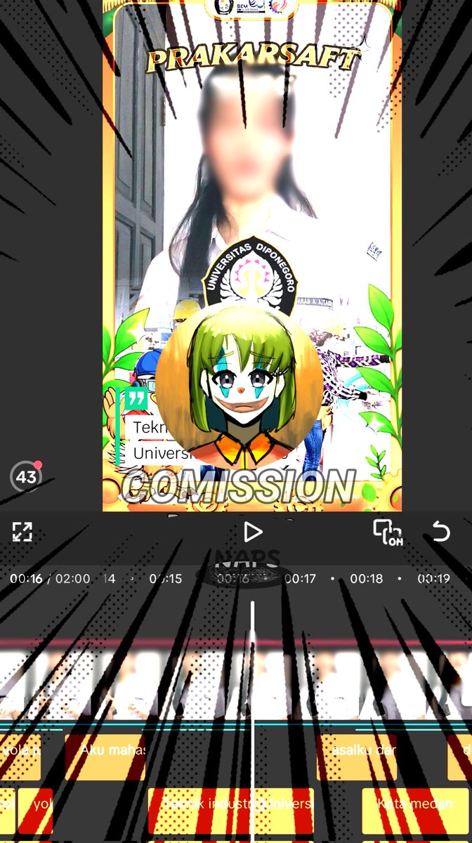 Joki tugas video, twiboon,editing video, editing foto,yang minat bisa DM atau Chat nomor
0838-2657-4862