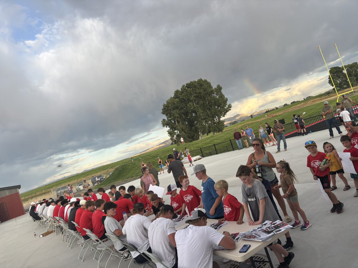 Awesome two days of camp with some Future Dawgs!!