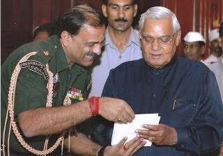 It’s dark in the middle of the day
The sun is defeated by its shadow
Squeeze the oil from your soul
and light the wick,
Come let’s light a lamp again !

These are not just poetic words, it churns the soul for striving for #NewBharat. 
Remembering Atal ji on his Punya Thithi.