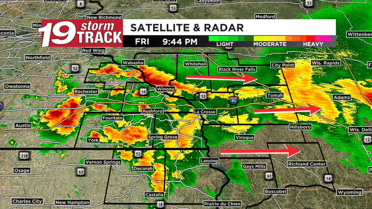 This evening continues to have steady showers and thunderstorms. I think we'll have this at leas through the next couple of hours. Chances for storms continues through the rest of the weekend. We could have our next wave of storms by late Saturday morning and afternoon.