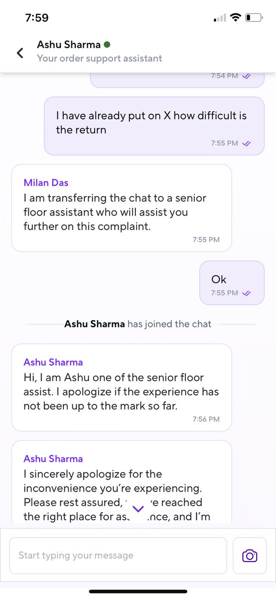 cheenadelhi's tweet photo. I have had messages conversations with Mr Ashu from Zepto who promised refund but that conversation is not available on app and nothing has taken place till now . Their website proudly claims that we don’t have customer support number. Please help https://t.co/EsHyGboX5O