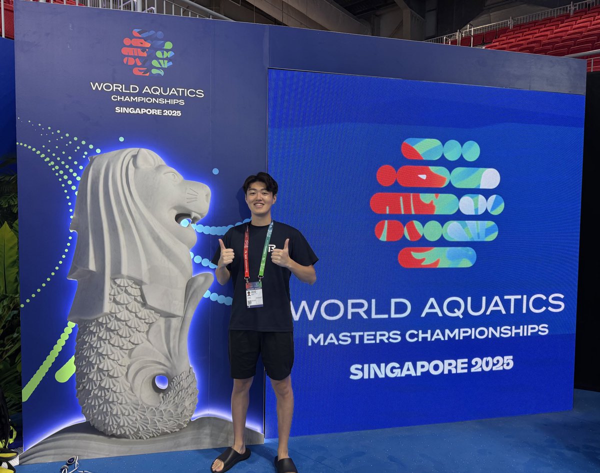 saitakupon's tweet photo. Swimming is endlessly fascinating. 🏊‍♂️

#WorldAquatics
#MastersChampionships
#Singapore2025 https://t.co/uG36pbwQWg