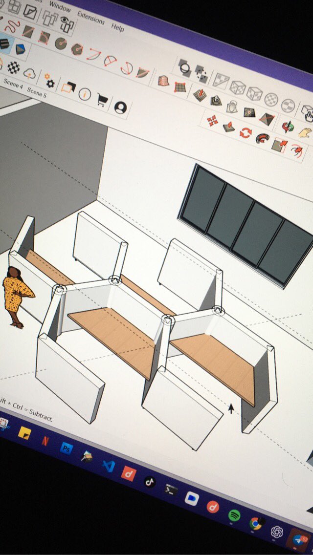 staginception's tweet photo. POV when you love what you do, you do it anyway. #thestaginception #3dinteriordesign #office #interiordesign #spaces https://t.co/JGCleQ9lgH