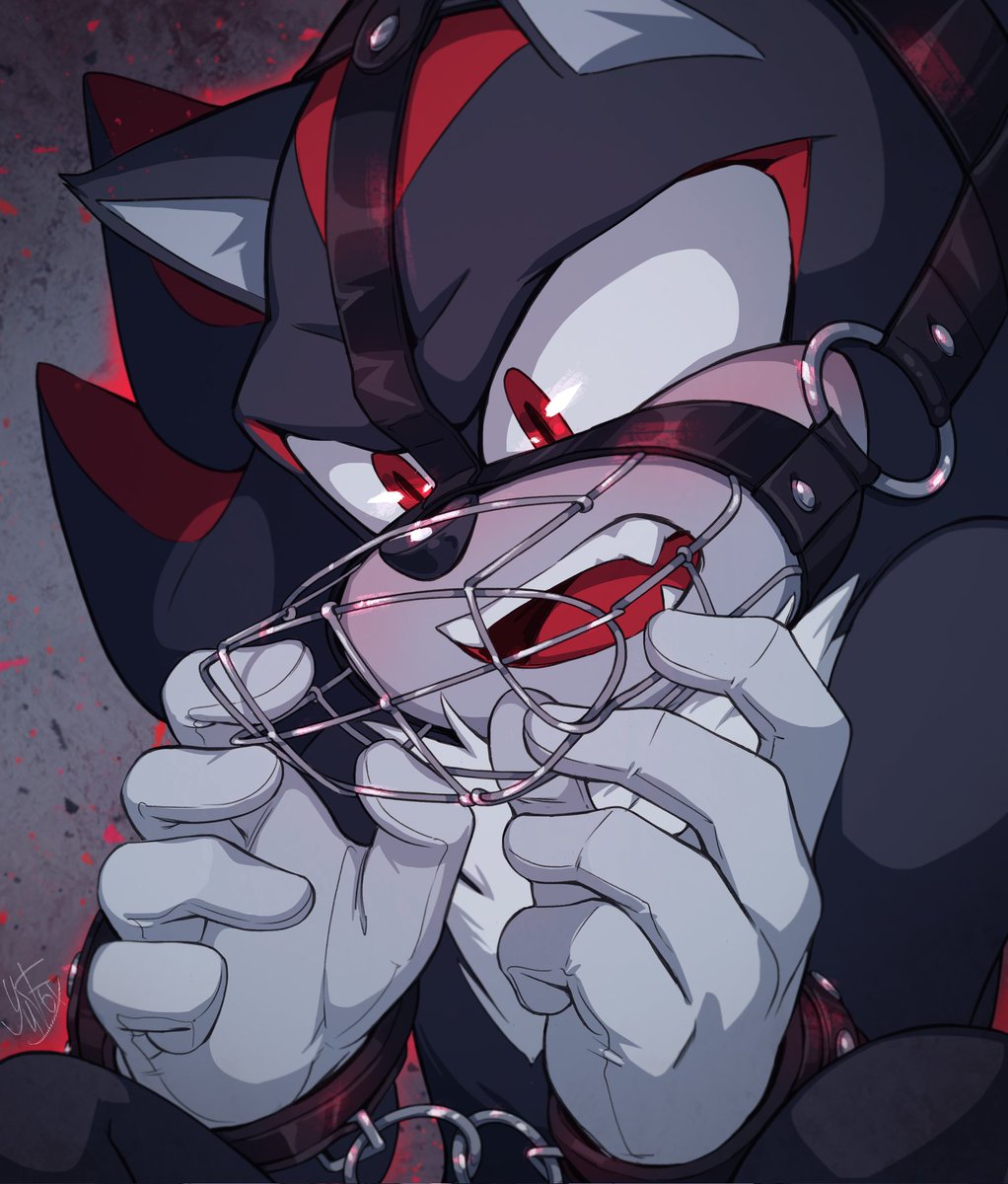 YuFoxArt's tweet photo. and bonus: Shadow in a muzzle 😊

#ShadowTheHedgehog #SonicTheHedgehog https://t.co/WnjTmj8m4T