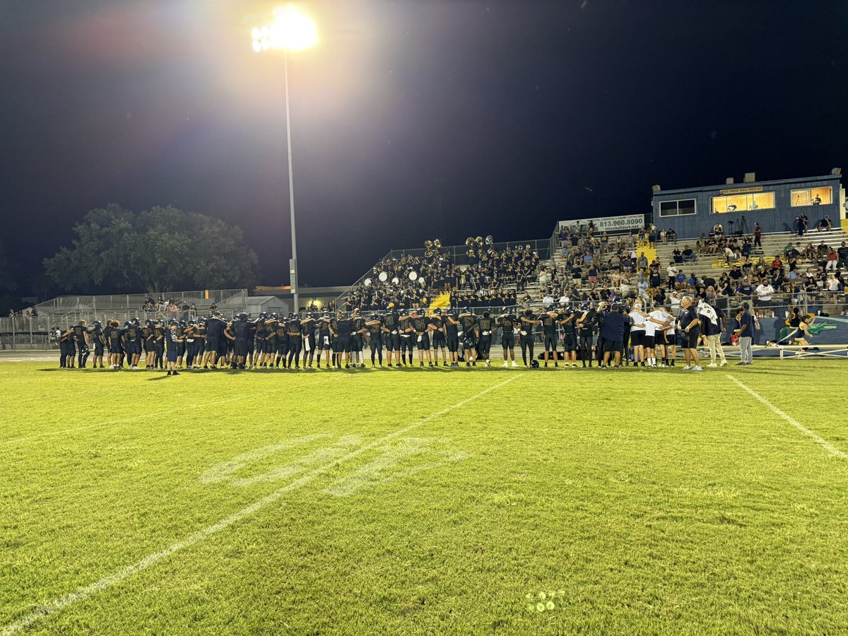 Great win tonight in the Swamp! Looking forward to an exciting season! Go Gators! 🐊 🏈<a href="/LOLHSPrincipal/">Land O' Lakes High School</a> <a href="/LOLHSTDClub/">Touchdown Club</a> <a href="/LOLHSathletics/">Gator Athletics</a>