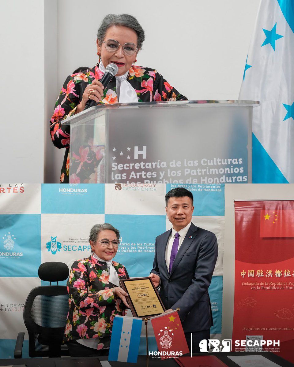 Minotahn's tweet image. 🎻🎹 𝐃𝐎𝐍𝐀𝐂𝐈𝐎́𝐍 𝐃𝐄 𝐈𝐍𝐒𝐓𝐑𝐔𝐌𝐄𝐍𝐓𝐎𝐒 𝐌𝐔𝐒𝐈𝐂𝐀𝐋𝐄𝐒 𝐃𝐄𝐒𝐃𝐄 𝐂𝐇𝐈𝐍𝐀 🇨🇳🤝🇭🇳

La #SECAPPH, recibió 84 instrumentos que beneficiarán al Conservatorio Nacional de Música “Francisco Díaz Zelaya” y a la Unidad de Música, fortaleciendo el arte y la cultura en…