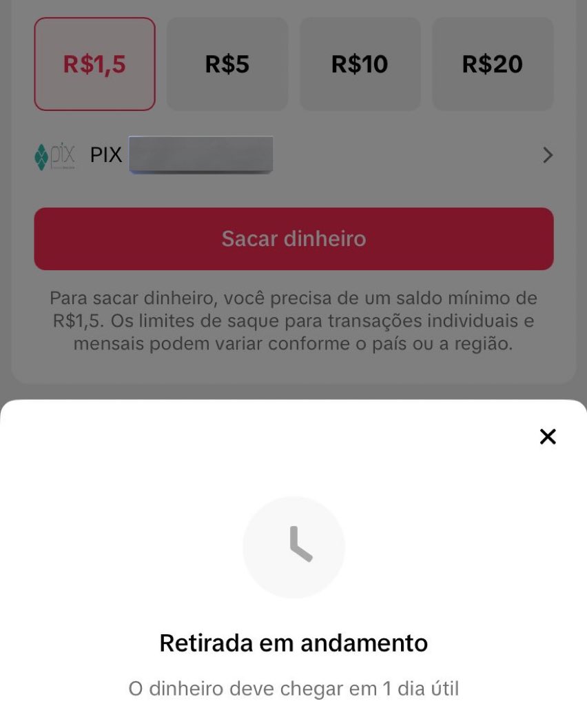 no tiktok pegando minha esmola p pagar o frete inter da gom
