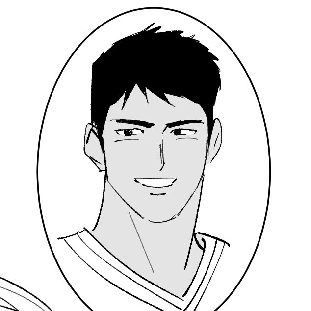캐릭터 구상할 때 지인이 그려준 주원 / 캘빈 / 에릭