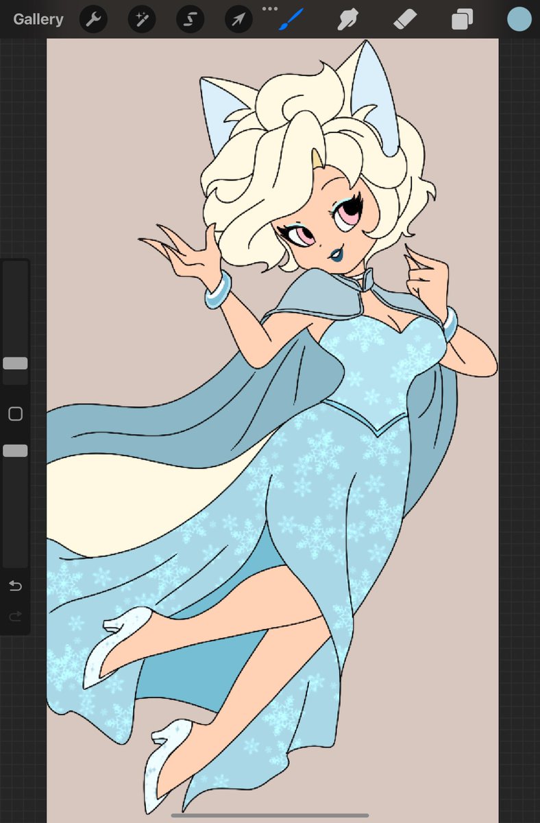Kammy.⠀

Will finish her tomorrow. Your Snow Queen is coming uwu