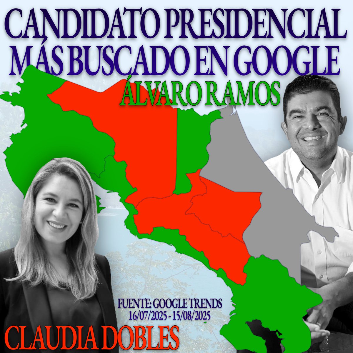 Encuest1cas's tweet photo. Claudia Dobles - Álvaro Ramos
Candidato buscado más veces en los últimos 30 días https://t.co/n9kJeHZOS0