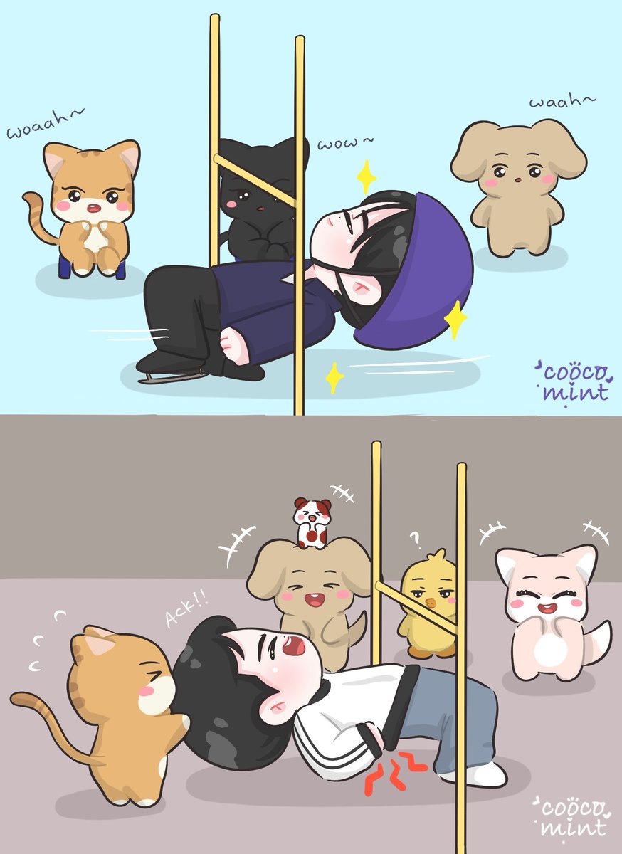 coocomint's tweet photo. ICE vs GROUND 

#sunghoon #ENHYPENfanart https://t.co/MDvGONKJwm