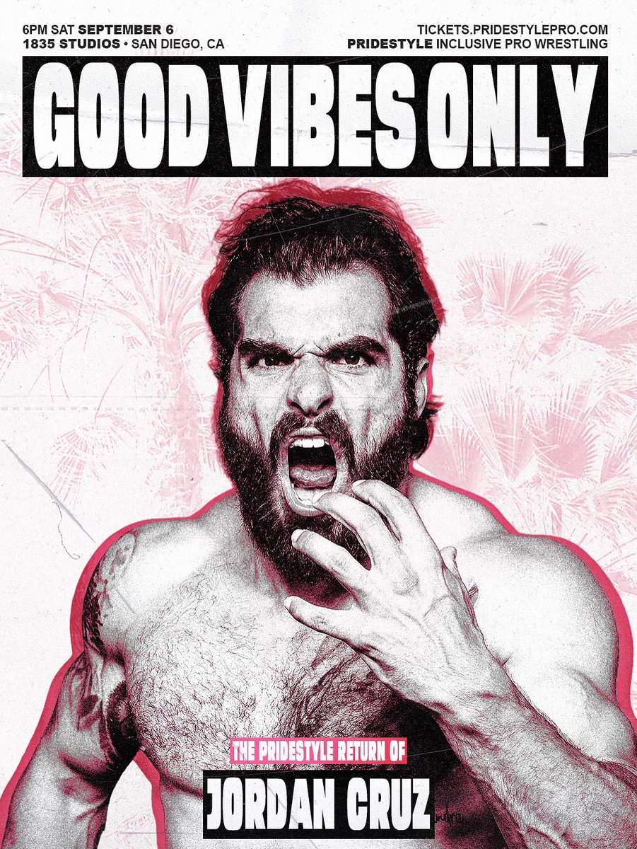PrideStyle π€ Inclusive Pro Wrestling (@pridestylepro) on Twitter photo The PrideStyle return of ππ’π₯πππ‘ ππ₯π¨π live in San Diego!
Theres only two rules, π‘π’ ππππ’π§π¦ & πππ‘πππ₯π¦ π’π‘ππ¬!
DOORS & BAR OPEN AT 6PM
PrideStyle: ππ’π’π π©ππππ¦ π’π‘ππ¬
Sat 9/6 β’ 6PM β’ 1835 Studious β’ San Diego
tickets.pridestylepro.com The PrideStyle return of ππ’π₯πππ‘ ππ₯π¨π live in San Diego!
Theres only two rules, π‘π’ ππππ’π§π¦ & πππ‘πππ₯π¦ π’π‘ππ¬!
DOORS & BAR OPEN AT 6PM
PrideStyle: ππ’π’π π©ππππ¦ π’π‘ππ¬
Sat 9/6 β’ 6PM β’ 1835 Studious β’ San Diego
tickets.pridestylepro.com