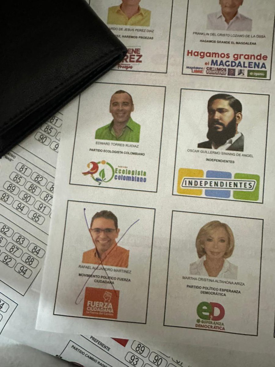 Como uno de los 306.057 ciudadanos quienes votamos por <a href="/mrafael70/">Rafael Martínez</a> y militante de <a href="/fzciudadana/">FUERZA CIUDADANA</a>, resalto con orgullo y ejemplo su lealtad, coherencia y consecuencia con el proyecto colectivo de cambio y transformación que desde la Universidad del Magdalena, la Alcaldía de Santa