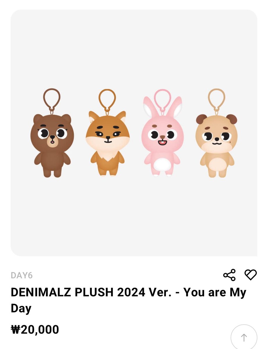 DENIMALZ PLUSH 2024 Ver. - You are My Day

24케 양도합니다. 제시주세요:)
외출 3번정도 했고, 이염이나 하자 없습니다.
