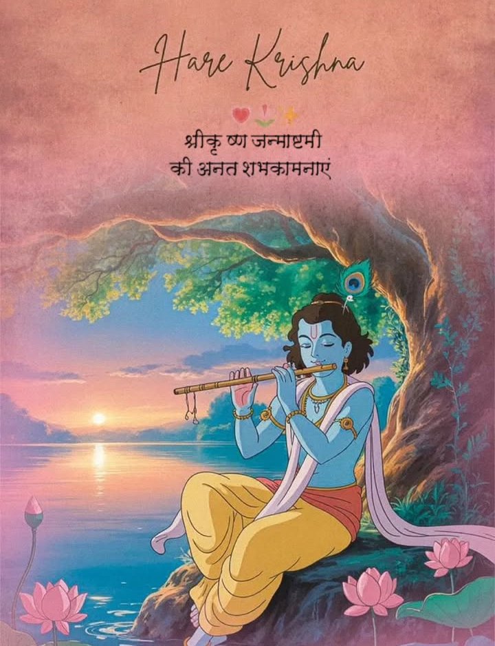 श्रीकृष्णजन्माष्टम्याः शुभशयाः 🌼 
#Janmashtami