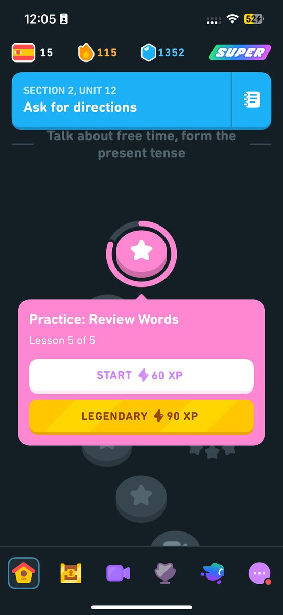 AssaeedaS's tweet photo. @duolingo @duolingo I did this level(gold) 4 times and every time it shows I haven’t done it. I keep completing it and it goes back to incompleted! Please fix 😾 https://t.co/rwFfLGCiNP