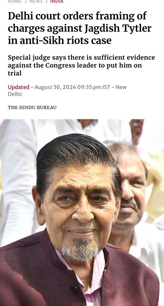 Mrsinghspeaks84's tweet photo. For my community and every human who keeps their heart in the right place, the biggest terrorists are those who killed Sikhs in the streets of Delhi in 1984 from October 31 to November 3. A few known names are Jagdish Tytler and Sajan Kumar, who always safeguard themselves by? https://t.co/XyWm14IX46