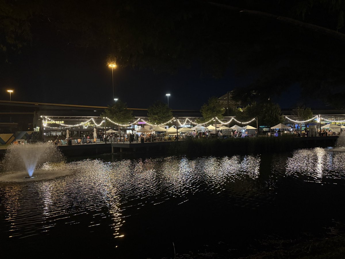Shared stories, shared laughs, shared plates. Building connections✨#dallasnights #NBLU #NBLU2025 #nblu10years