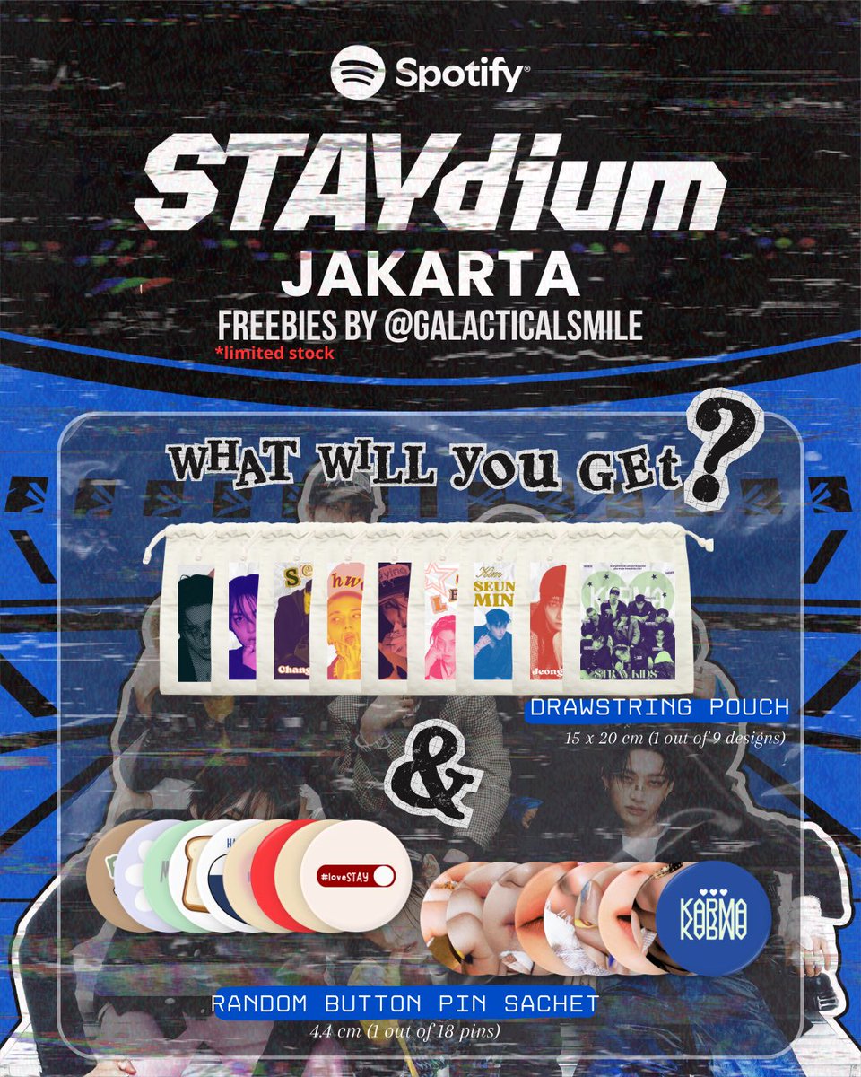 galacticalsmile's tweet image. ☆Spotify STAYdium in Jakarta Freebies☆
by @galacticalsmile
—

🗓 August 22, 2025
📍 City Hall PIM 3
⏰️ around B13 - 17

how to claim:
+ say hi👋
+ rt &amp;amp; like + show this tweet to claim
+ kindly tag me if u get it🤙

see u there STAY🥰🤟
#StrayKids #SpotifySTAYdium