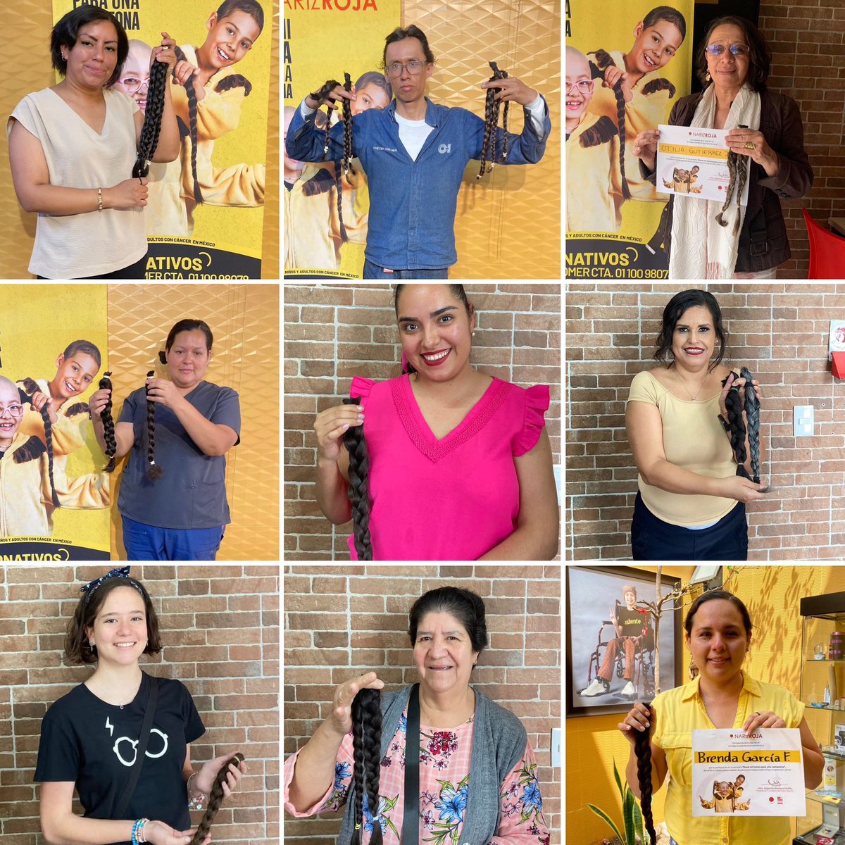 Gracias por donar tu trenza para una campeona 💇🏻‍♀️🔴

¿ Quieres ser parte de la sonrisa ? Con tu trenza puedes ser parte del #Milagro que una de nuestras campeonas necesita para seguir luchando contra el cáncer 
😊🔴
Gracias por creer en nosotros por apoyarnos y por ser parte de