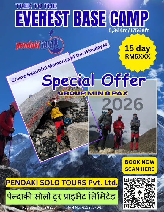pendakisolo's tweet photo. Special Offer Ground Package to Everet Base Camp - Pendaki Solo Tour ( Msian Local agensy at Nepal) https://t.co/X1cyyVUdpF