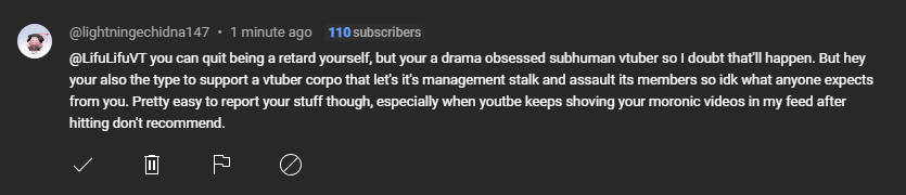 LifuLifu // Foxageddon -- (@lifulifuvt) on Twitter photo Honest Question. What is up with people creating a fanfic about you in their head and just saying things that were never said?
Also <a href="/TeamYouTube/">TeamYouTube</a> Maybe keep a check on people who literally abuse your report system? Honest Question. What is up with people creating a fanfic about you in their head and just saying things that were never said?
Also <a href="/TeamYouTube/">TeamYouTube</a> Maybe keep a check on people who literally abuse your report system?