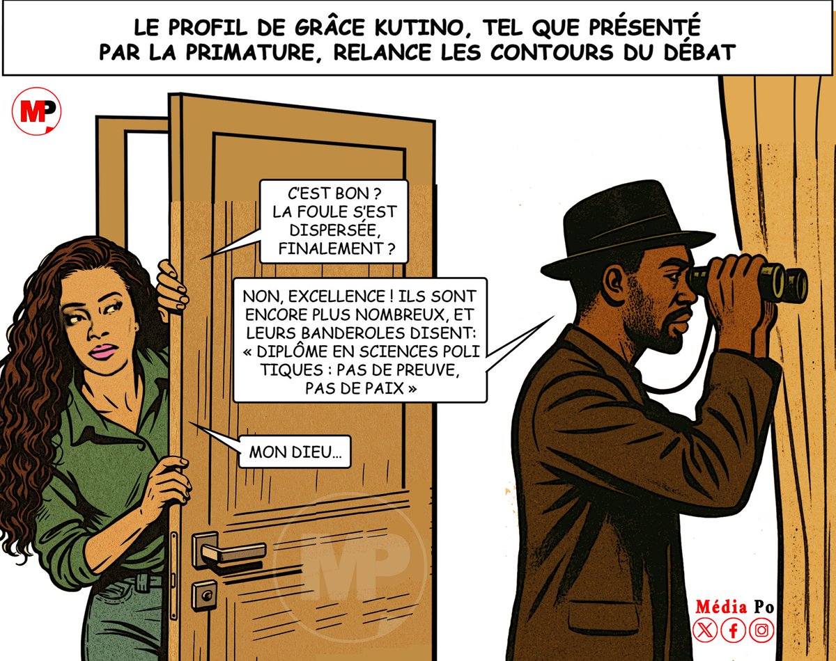 La Primature a présenté Grâce Kutino comme « licenciée en sciences politiques ». Une précision qui, au lieu de dissiper les doutes, semble enflammer les débats. Des Congolais estiment que le parcours académique de la nouvelle ministre de la Jeunesse demeure flou.