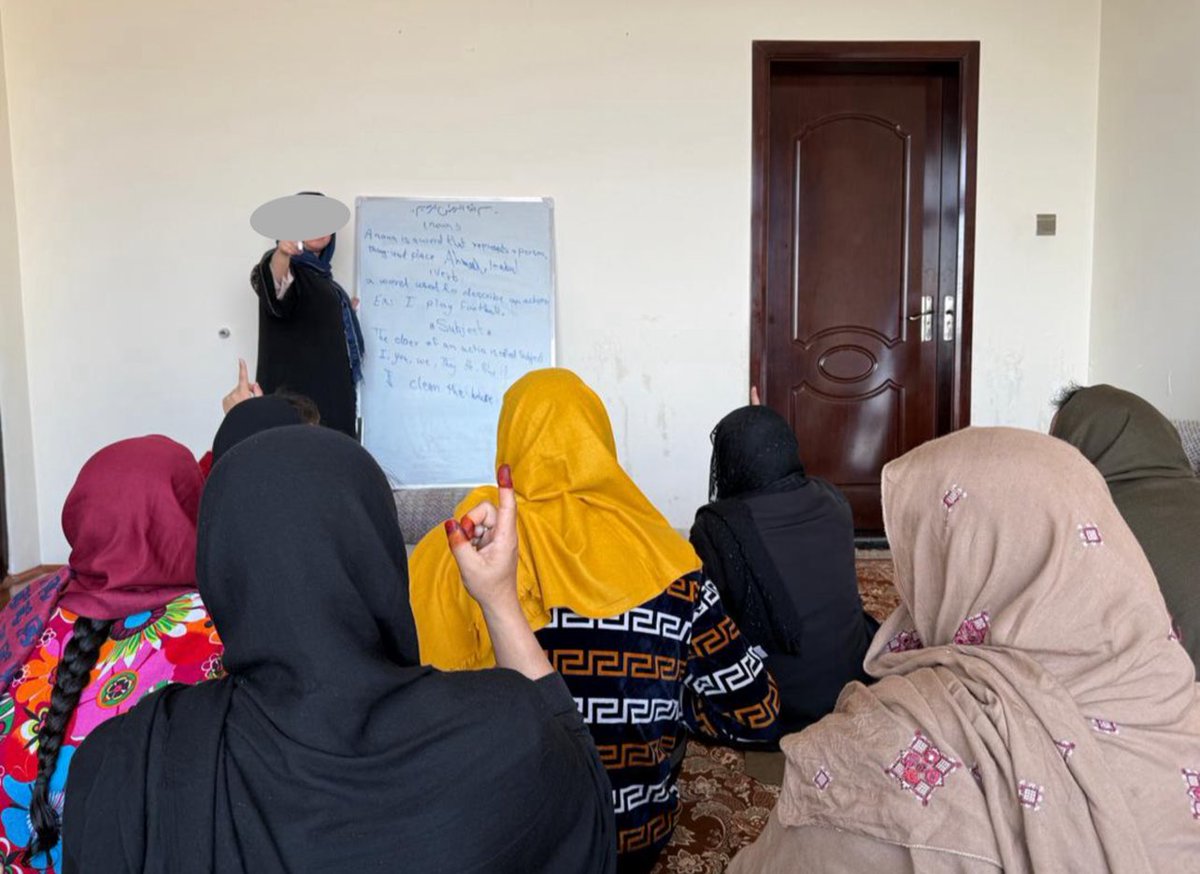 Despite Taliban oppression and threats,this Afghan woman secretly teaches girls and women.Her courage, determination, and perseverance ensure that Afghan women are not denied the right to education and knowledge,even in the harshest conditions, keeping hope for a brighter future