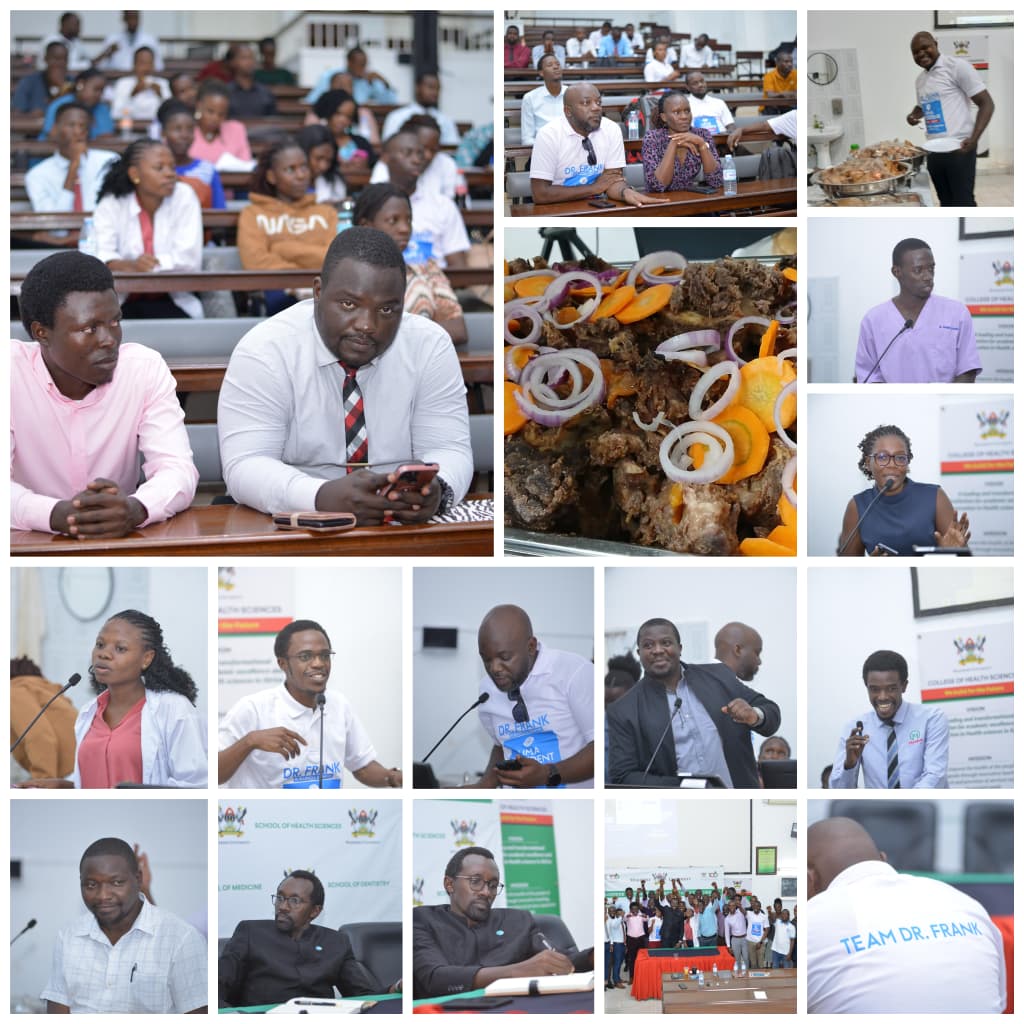 KagaheJamada's tweet image. Met the dynamic incoming UMA president Dr.Frank Asimwe! 
We kicked off at Mulago NRH learning about UMA&apos;s vision for healthcare in Uganda 🇺🇬. Support pledged by all! Next stop: Regional referrals &amp;amp; teaching hospitals across Uganda! 
#FirstPrinciples 
#DrFrankForUMA