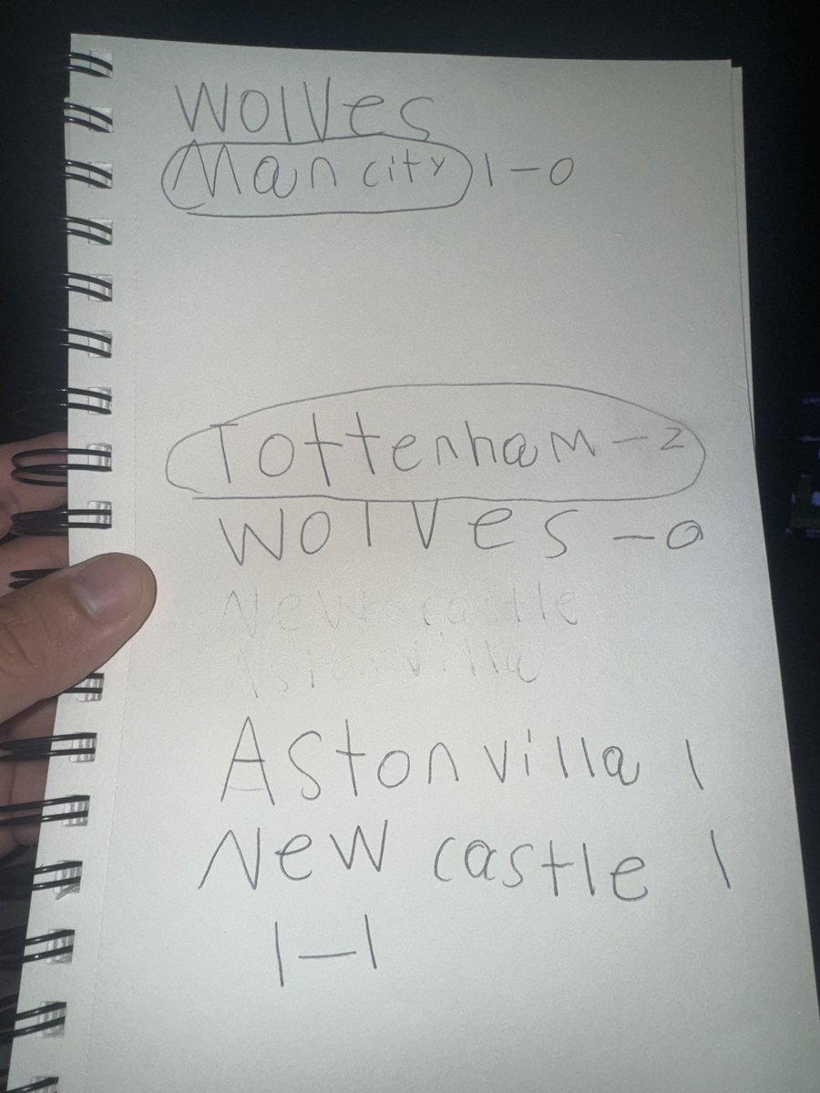 LeosEPLpicks's tweet photo. Man City 1-0

Tottenham 2-0

Villa 1-1 https://t.co/WaPdLty4oN