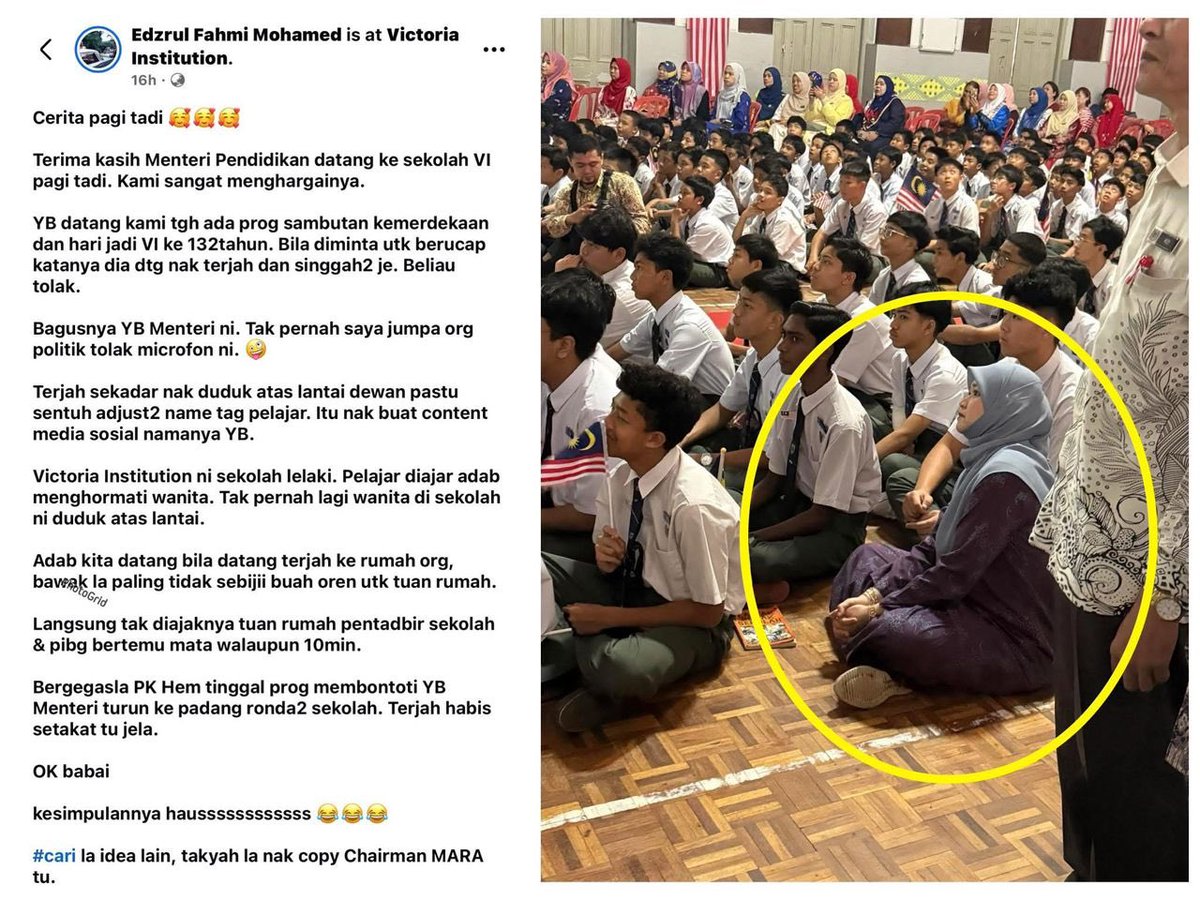 What behaviour is this fadhlina