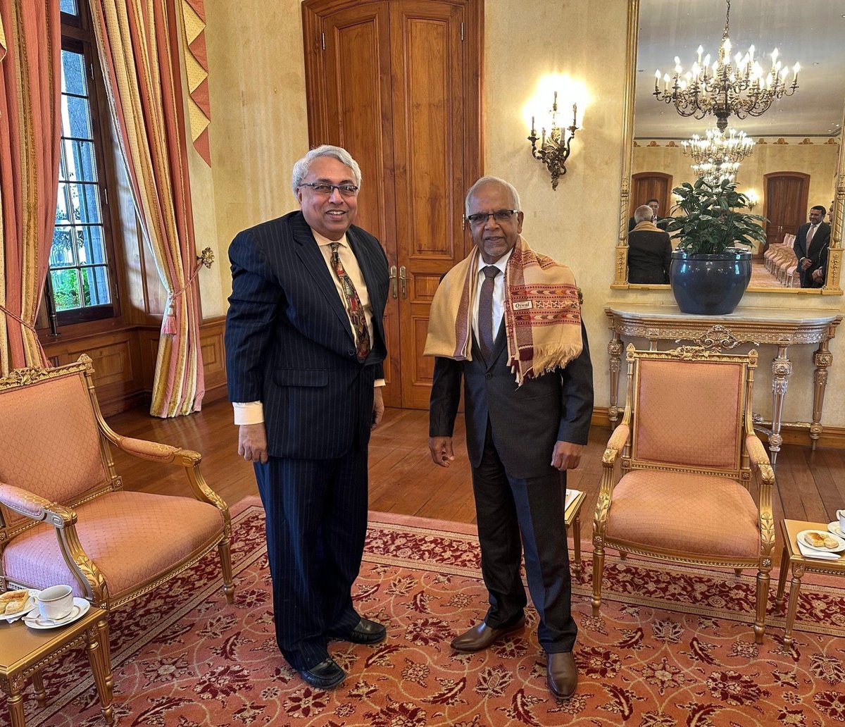 H.E. Dharambeer Gokhool tweet media