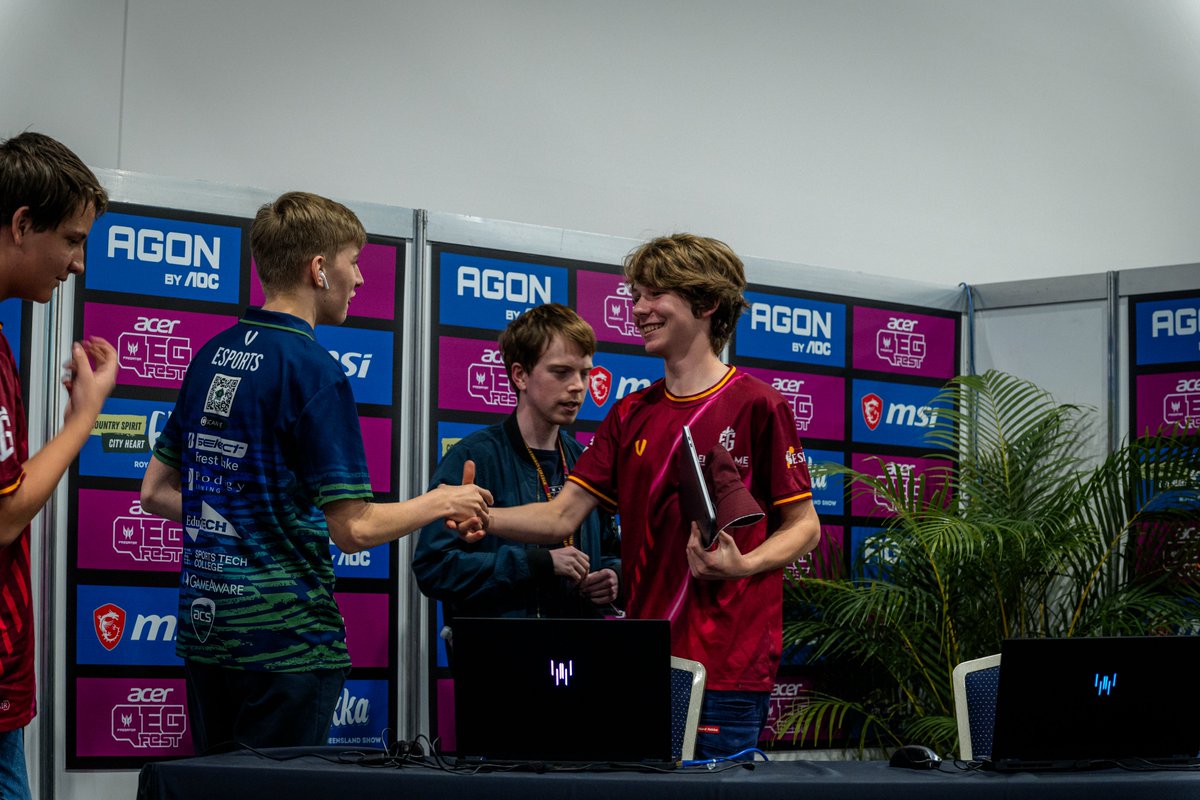 Who will win the Farming Sim High School Cup live at the <a href="/AcerANZ/">AcerANZ</a> Predator QEG Festival 2025! 🏆🚜

Will Forest Lake SHS go back to back to back? 🔥

#qegfest #Ekka