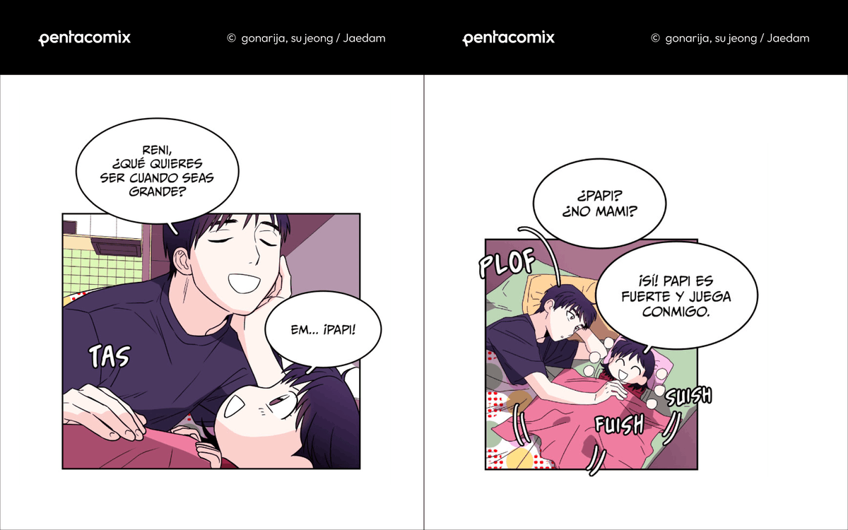 Pentacomix_'s tweet photo. La historia de una familia reconstruida y un amor restaurado 🤍

• Serie "Lo que será, será"
• En #Pentacomix
• Traducciones Oficiales

#Webtoon #Manhwa #Romance #SliceOfLife #Drama #WebtoonRecommendation #ManhwaRecommendation #Comics #HistorietaDigital #WebtoonEspañol https://t.co/IfLYwFxc20