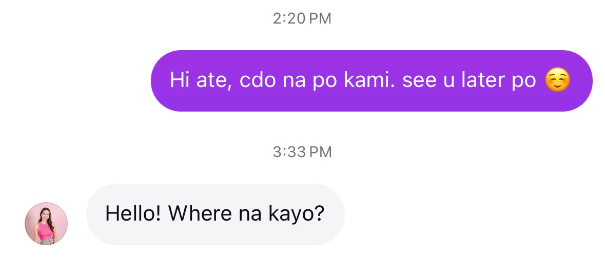 never kong na imagine talaga na tatanungin ako ni ate J kung nasan kami HAHSHSHSHHS 🥹🥲