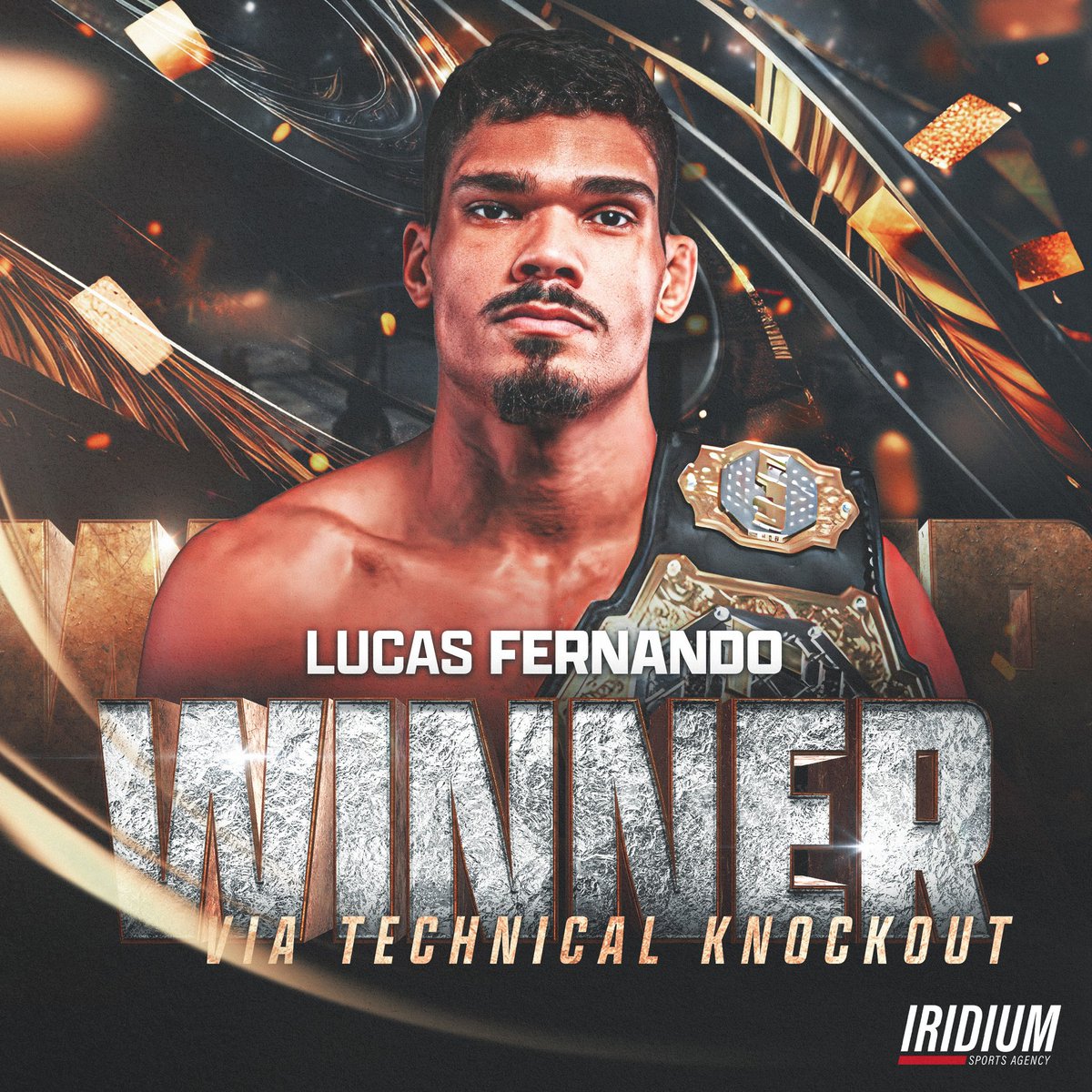 🚨 #TeamIridium hammer Lucas Fernando brings home the 👑 &amp; cruises to 12-3 with his 3rd straight victory in the Main Event at <a href="/LFAfighting/">LFA</a> on <a href="/UFCFightPass/">UFC FIGHT PASS</a> 🏆 #TheDarkside