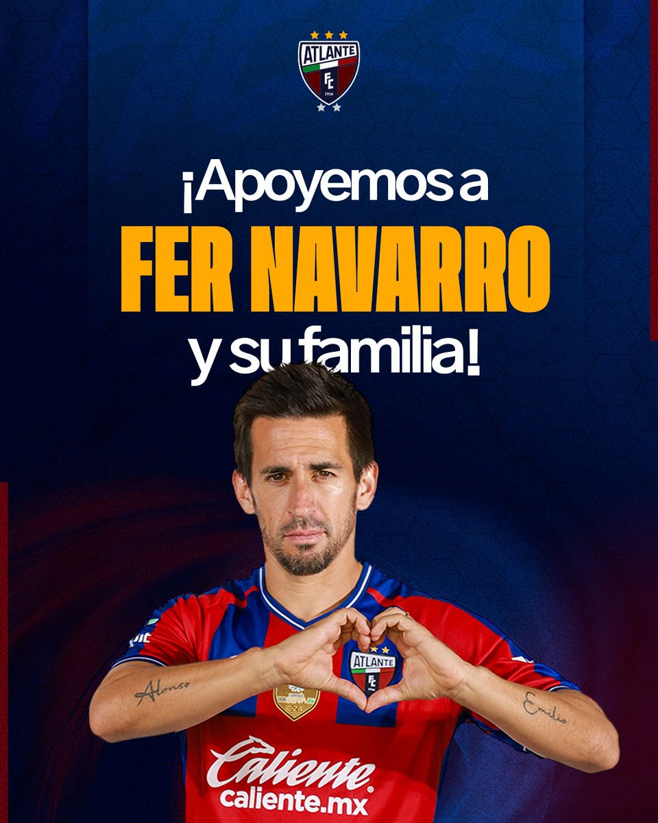 Atlante's tweet image. ¡FAMILIA AZULGRANA!
Fernando Navarro necesita nuestro apoyo para cubrir los gastos médicos del trasplante de hígado que necesita su pequeño Emilio de 5 años.
Únete a la causa y aporta desde el corazón en el siguiente link: gofund.me/8d920dd6

#SerAtlante
#SerDeHierro