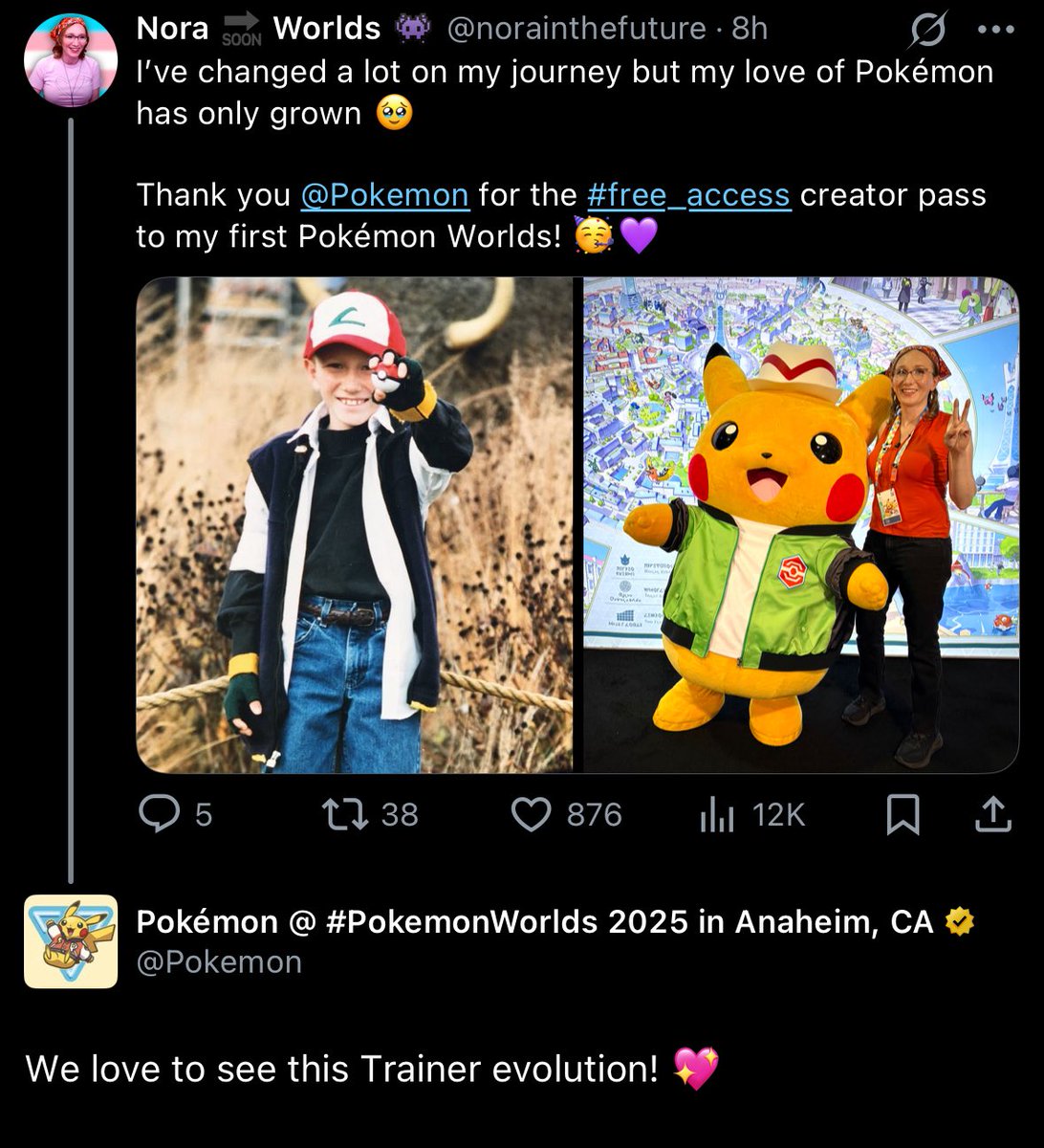 i do everything i can to create opportunity for moments like this so people can see there’s support for us out there in a time that support can sometimes seem scarce – this one is pretty special 🏳️‍⚧️