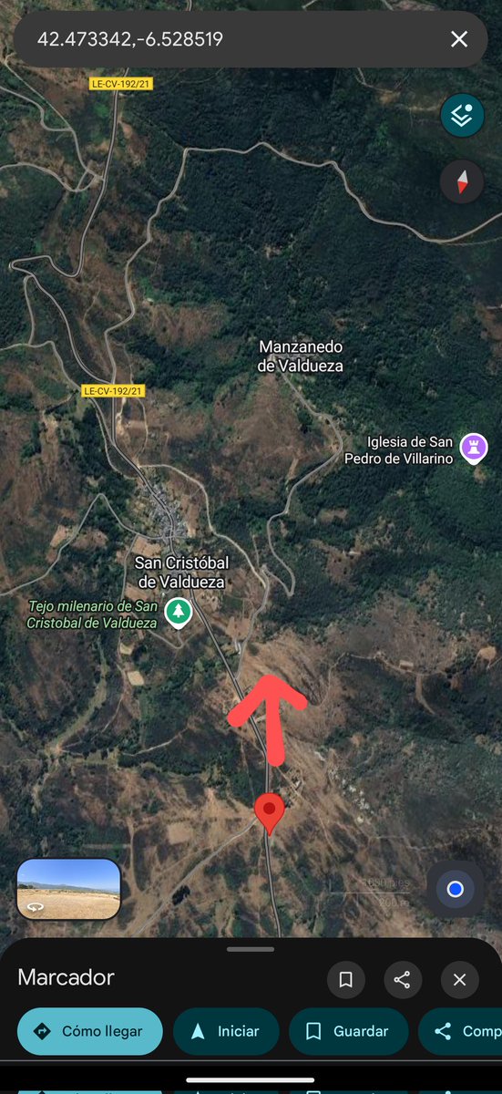 992JoelYoutube's tweet photo. Incendio de Yeres/Llamas de Cabrera, foto hecha antes del cruce de San Cristóbal de Valdueza y Manzanedo de Valdueza a las 2:55 de la mañana, ubicación y dirección en la q está hecha la foto en la tercera foto del tweet
@Infobierzo https://t.co/V6QI5IEMGR