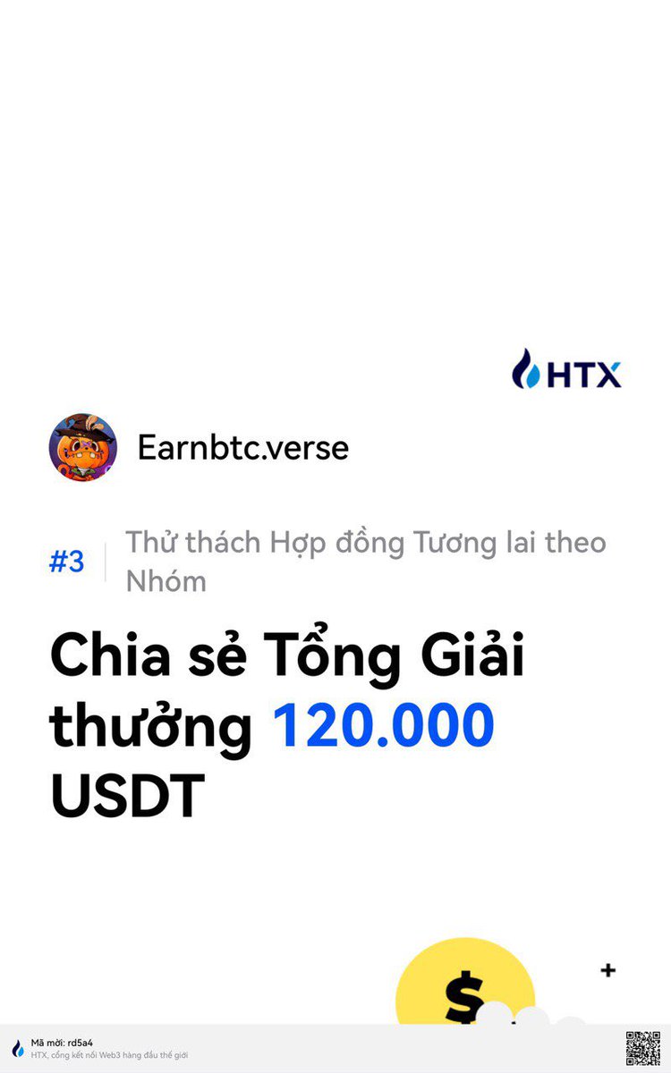 🧚🏻MỜI ANH EM THAM GIA TEAM CHIẾN ĐẤU FUTURE TRÊN HTX CÙNG TAPCHIBLOCKCHAIN ĐỂ CÙNG CHIA SẺ GIẢI THƯỞNG 🏆 NHÉ!

Thử thách Hợp đồng Tương lai theo Nhóm
htx.com/microapps/vi-v…

🕹️ANH EM CHƯA CÓ Account ĐĂNG KÝ QUA ĐÂY ĐỂ NHẬN 20% HOÀN PHÍ NHÉ! t.me/lotusventures/…
