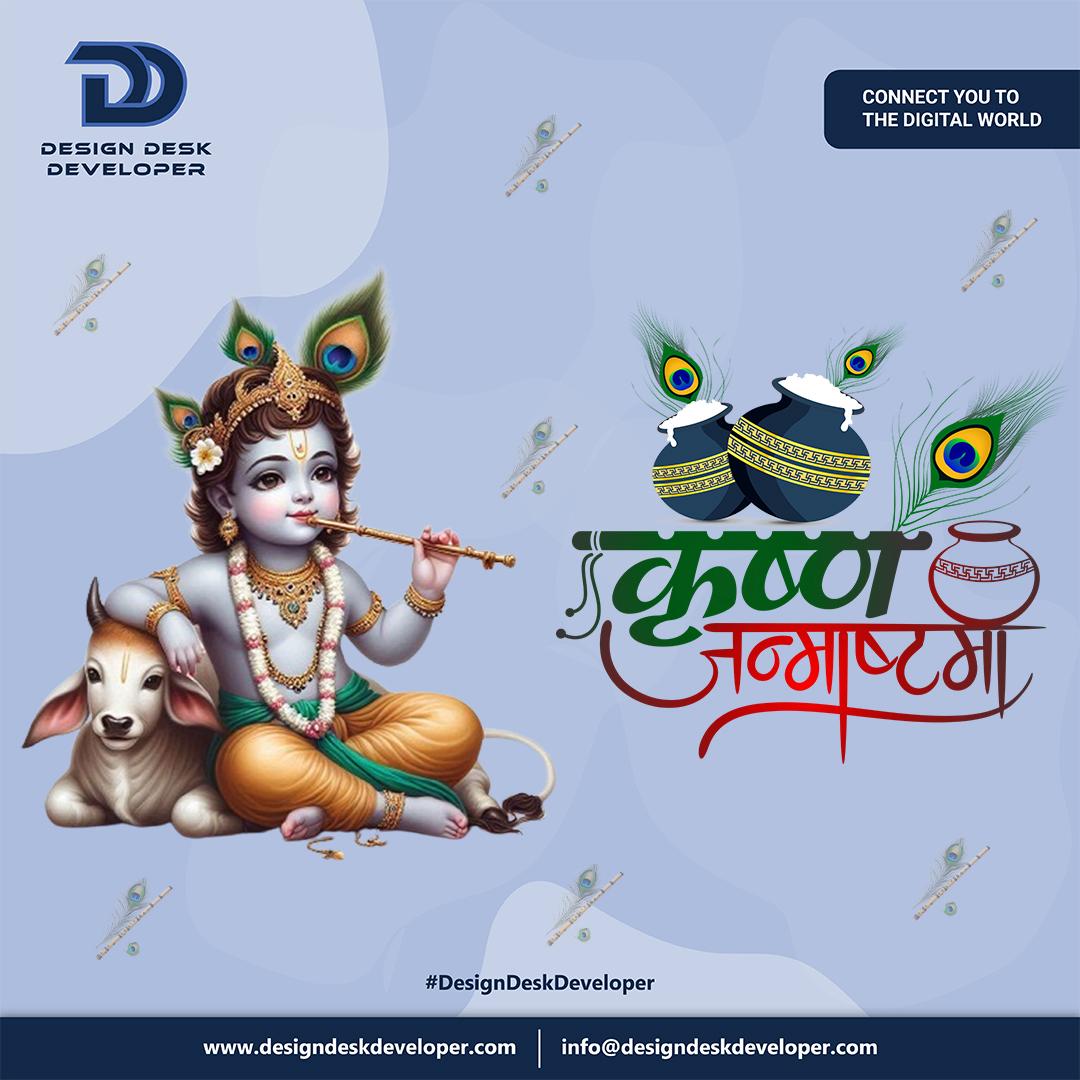 DDD_2806's tweet photo. Makhan Chor is here to steal our hearts again! Happy Janmashtami! 🥣🦚

#Janmashtami
#HappyJanmashtami
#KrishnaJanmashtami
#Janmashtami2025
#LordKrishna #ShriKrishna
#KrishnaJanmotsav #KrishnaLove #DesignDeskDeveloper #Design #Desk #Developer #DDD #IT #company https://t.co/7CtZe6zrKl